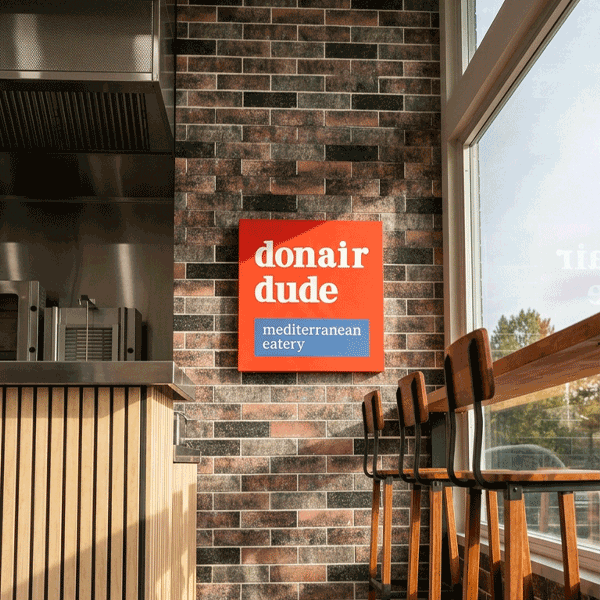 Donair Dude pita wrap